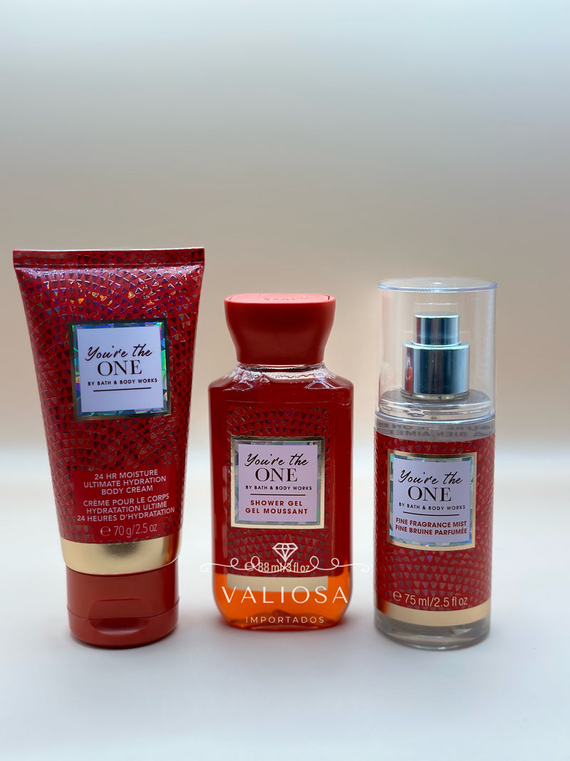 Kit BBW You’re the ONE - Body Splash 75ml + body cream 70g + shower gel 88ml