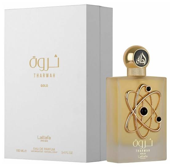 Tharwah Gold da Lattafa – 100ml – Ref. olfativa Libre Intense