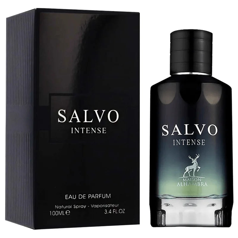 PRÉ-VENDA Salvo Intense EDP ( Ref. Olfativa Sauvage) 100 ml – Perfume Árabe- Maison alhambra