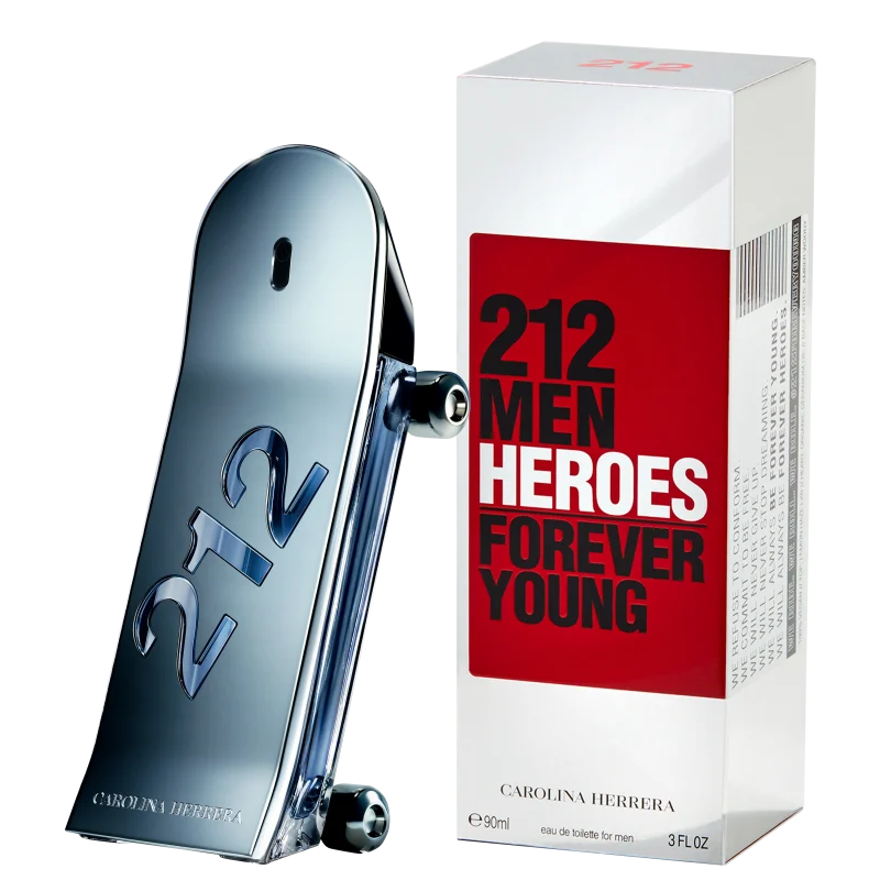 Carolina Herrera 212 Men Heroes Eau de Toilette - Perfume Masculino 90ml